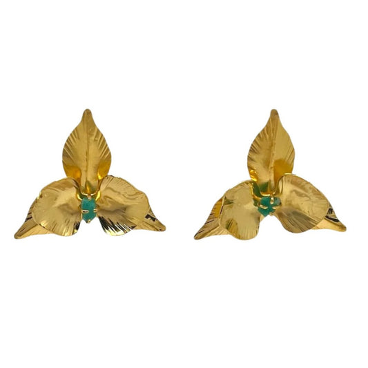 Earrings Cataleya Emerald