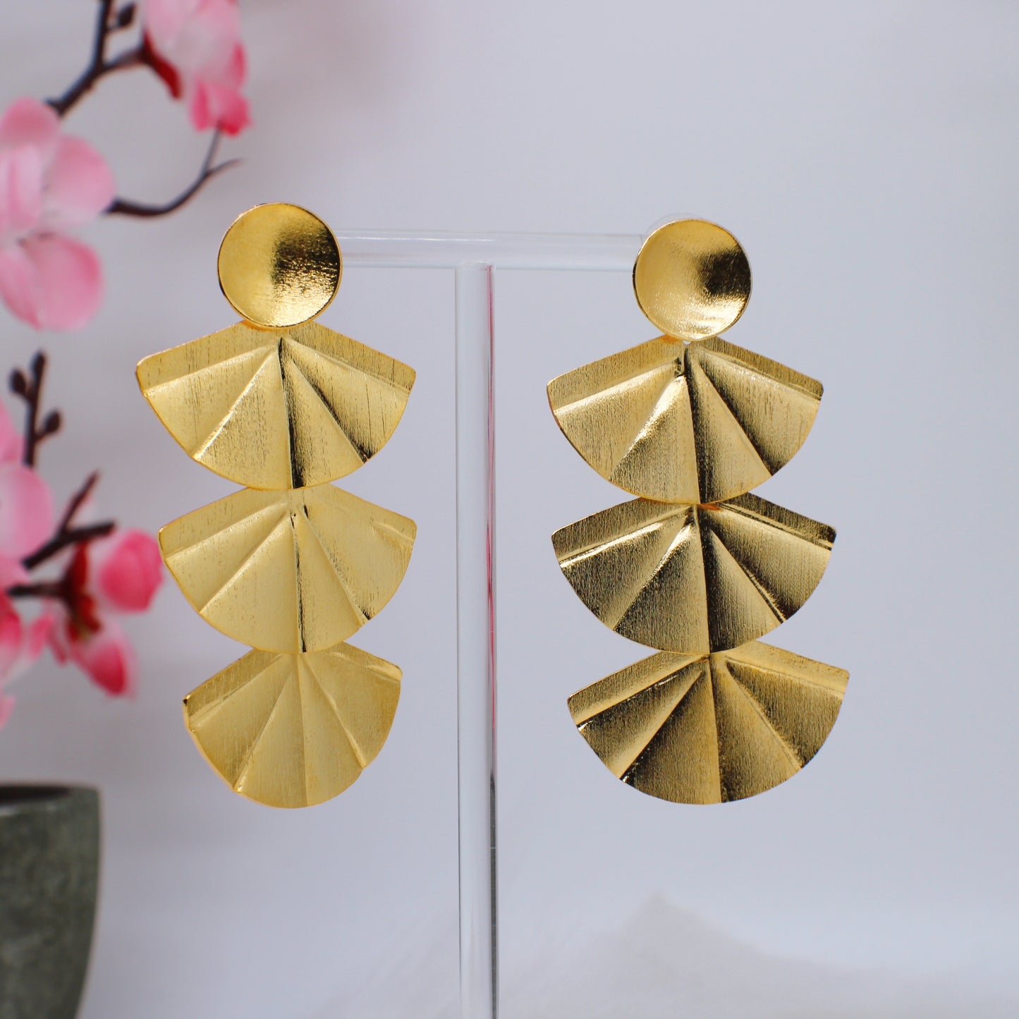 Earrings abanico