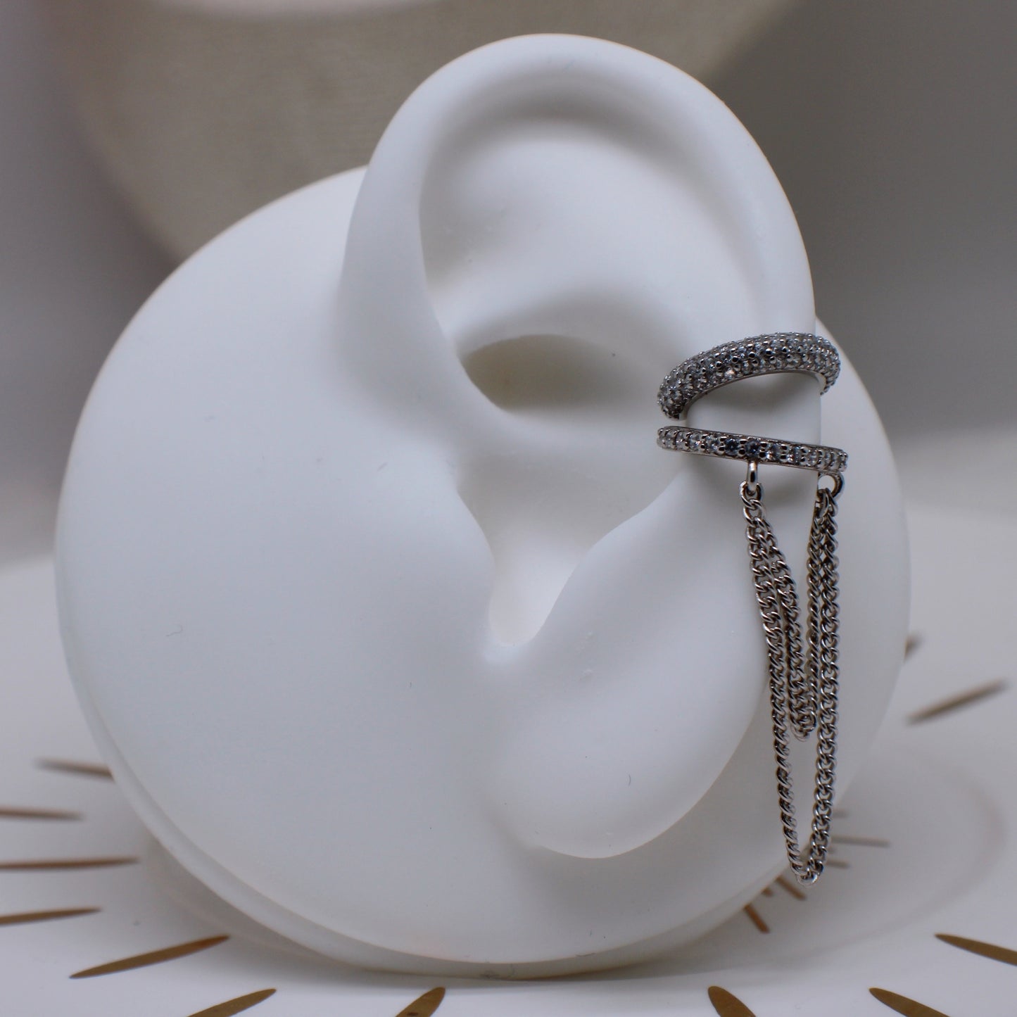 Earcuff duo chain